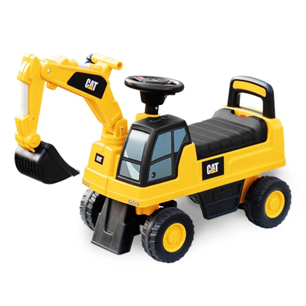 Amazon.co.jp: RiZKiZ CAT ショベルカー おもちゃ 乗用玩具 足